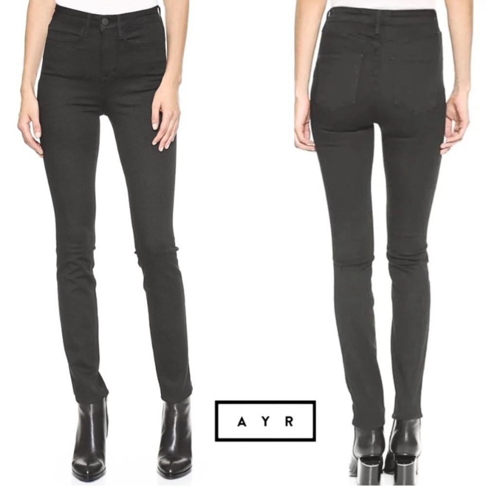 AYR Black High Rise Skinny Jeans | Size 28